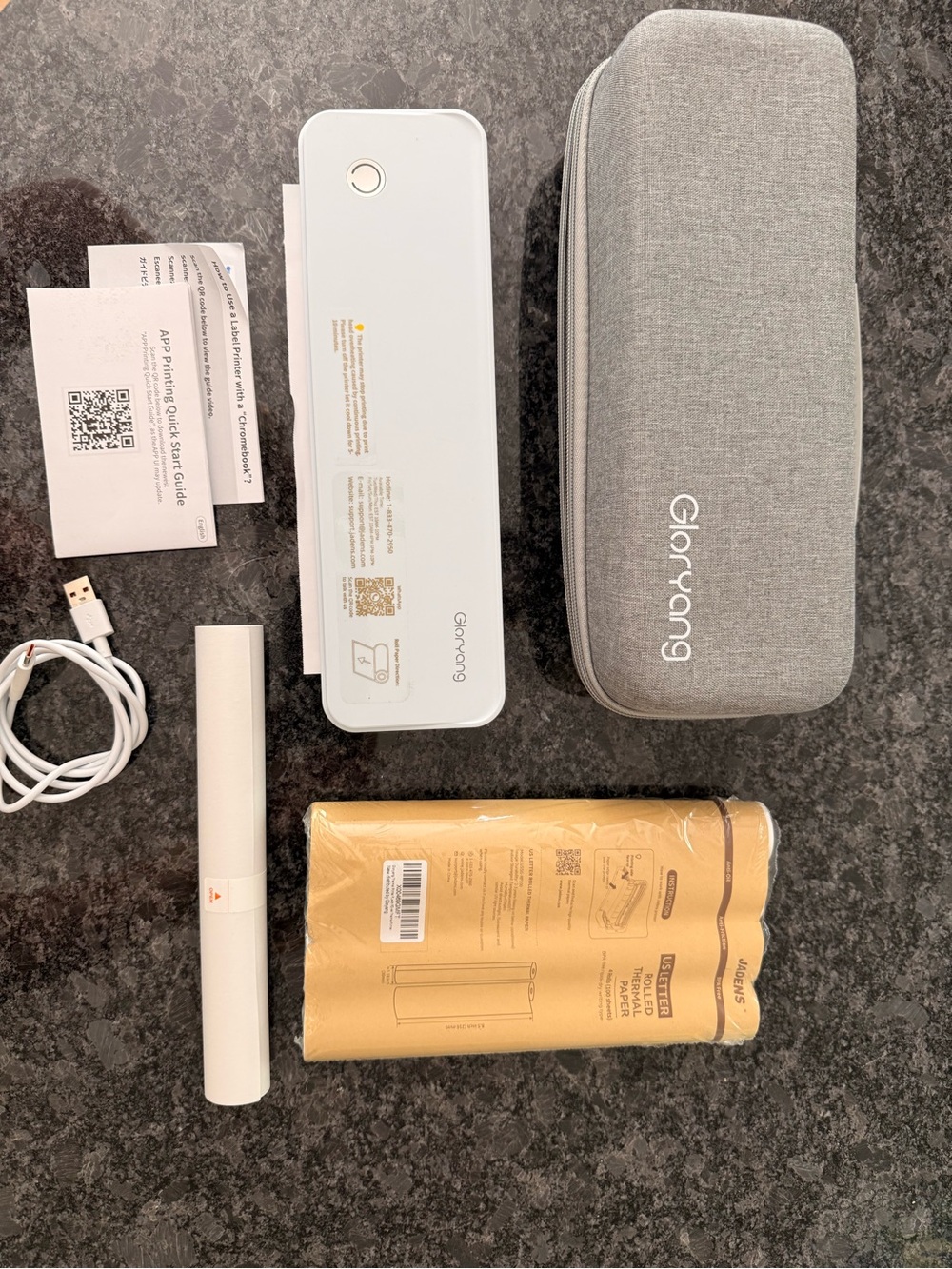 Cordless Thermal Printer + Carry Case